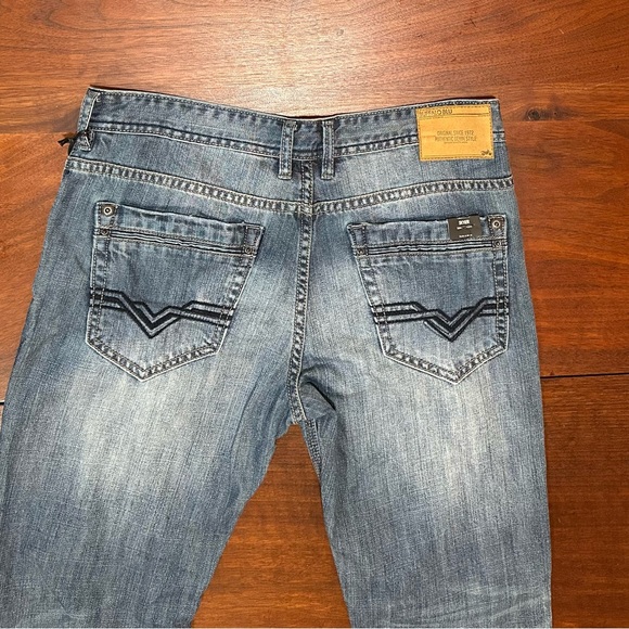 Men's Skyler Buffalo Blu Slim Straight Authentic Denim 32x32 - Picture 11 of 12